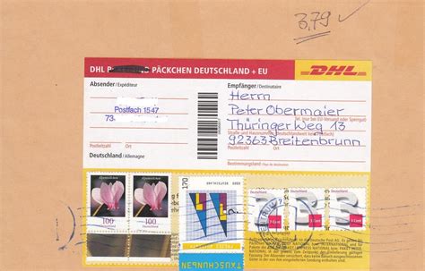 dhl päckchen frankieren.